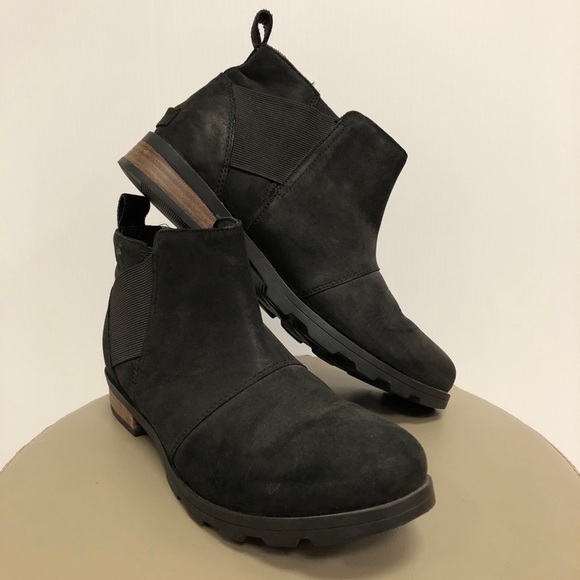 SOREL WOMENS EMELIE CHELSEA BOOTIE SZ 10.5 - Picture 1 of 9
